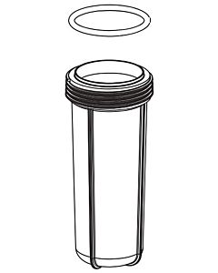 Grünbeck filter bell blue fine filter 3/4&quot;-1 101636e 1/4