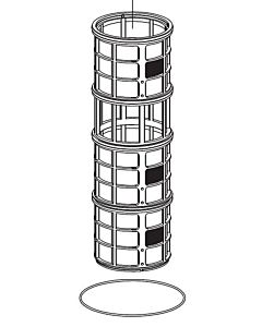 Grünbeck filter element for MX/MXA DN 107084e 80+100,500 µm