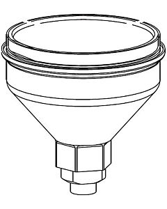Grünbeck Trichter für MX/MXA DN 25 - 100 107406e für MX/MXA DN 25 - 100