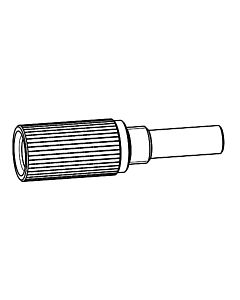 Adaptateur de vanne de dosage Grünbeck 115311e. Vanne de dosage avec joint torique PE, noir.