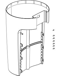 Grünbeck salt tank 95 kg including sieve bottom 187217e