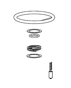 Grünbeck reference stop bolt set 187549e for softliQ water softener