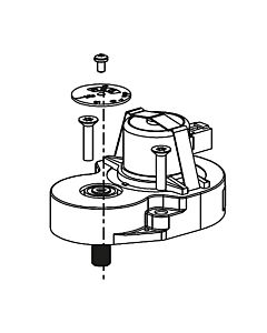 Grünbeck motor for regeneration valve 187555e for softliQ water softener