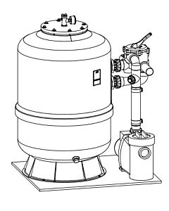 Grünbeck filter system GENO-mat F 600 H, WS, B 241000020000 with self-priming pump