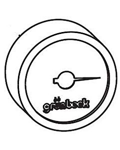 Manomètre Grünbeck 16 bar, G1/8 89930116 16 bar, G1/8B vue arrière