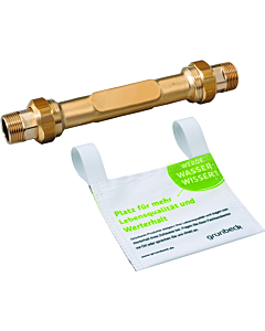 Pièce de raccord Grünbeck 128001 2000 &quot;, longueur d&#39;installation sans raccord à vis 190 mm