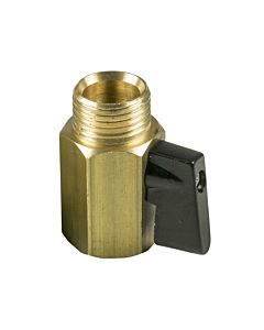 Grundfos shut-off valve 96433905 R 2000 /2 x Rp 2000 /2 IG, PN 10, brass, for circulation pump