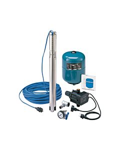 Grundfos water supply package 96160908 with 30 m underwater cable, 230 V