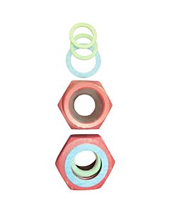 Grundfos pièce de compensation 535047 A 8, G 2000 2000 /2 x 2, 2 x 35 mm, avec raccord fileté