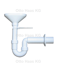 HAAS funnel siphon 3015 DN 50, leakage water, condensate water, drain