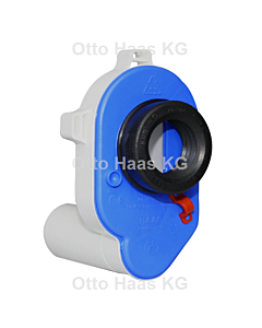 HAAS urinal suction siphon 6280, DN 50 horizontal drain, odor trap