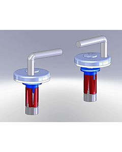 Haro enfichable Haro cheville à expansion BVO 403793 D1702H, acier inoxydable, hauteur du point de pivotement 27 mm