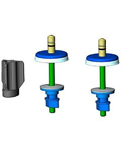 Hamberger Classic Scharnier 404146 C0202Y, Edelstahl, Höhe 24 mm, SoftClose, FastFix