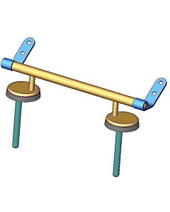 Haro charnière spécial 405058 S2502, l&#39; acier inoxydable, la hauteur du pivot 33mm