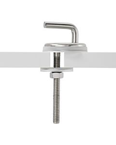Haro eccentric hinge 409592 E2502Y, stainless steel, pivot point height 24mm, FastFix nut