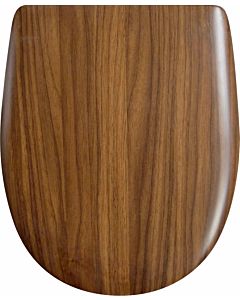 Haro toilet seat 950-1155 walnut matt, with lid
