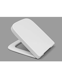 Haro Makira WC seat 531554 white, stainless steel hinges, expansion dowel, slotted disc