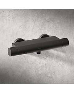 Hansa Hansaoptima mitigeur de douche 6514020133 thermostat, montage mural, noir mat