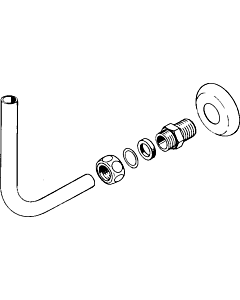 Hansa eau chaude 120 mm complet 59901103