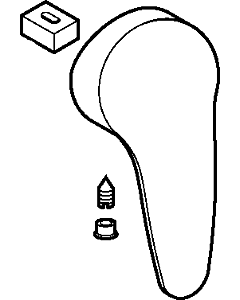 Hansa Mix Hebel bis 2004 59901882 chrom