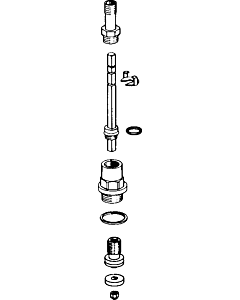 Hansa UP valve head 45 - 80 mm G3/4 59902727 45-80 mm, G3/4