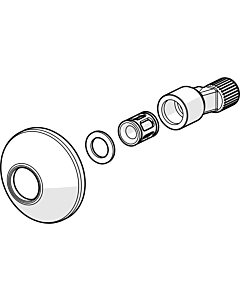 Hansa S-Anschluss mit Schalldämpfer chrom 59904793 G1/2 chr