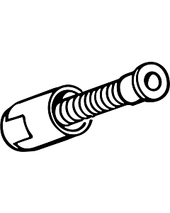 Hansa Metallschlauch 1500mm G1/2" X M15x1  chrom, Ersatz für Hansaronda