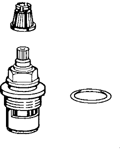 Hansa Bathroom ceramics -upper part G3 / 4 59910383