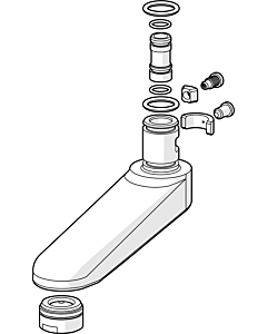 Hansa spout complete 59910419 96 mm, chrome-plated