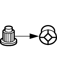 Hansa Rastbuchse 59911052 blau