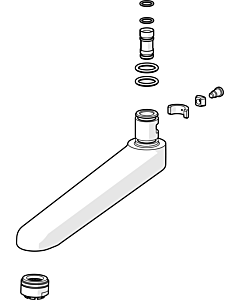 Hansa bec complet 59911183 170 mm, chromé