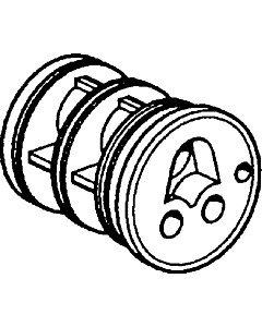 HANSA Wechseladapter, Einhandmischer für HANSAVARIO-Unterputz-Einbaukörper
