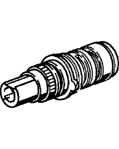 pièce de commande du thermostat Hansa 59911527 connexions eau froide/eau chaude échangées
