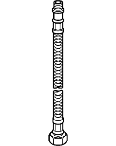 tuyau de pression Hansa Cobra 400 mm 59911682 G3/8&quot;, L=400
