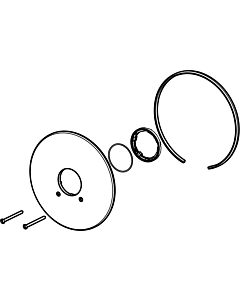 Hansa Rosette Viva Brause chrom 59911969