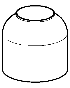 Hansa capuchon de chromé Clinica chromé 59912044