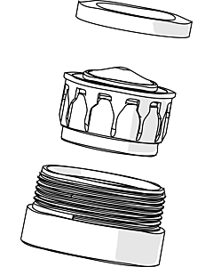HansaHalter für Luftsprudler 59912225