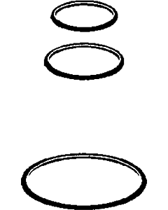 Hansa sealing set for bath rim spout 59912276