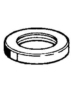 Hansa rosette with seal for spout 59912278 chrome tub rim