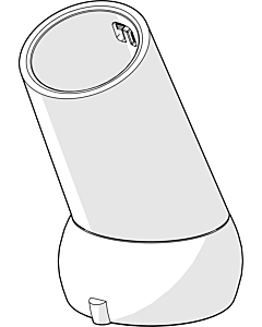 Hansa Ersatz Brausehalter Wannenrand 59912282  chrom, Ersatzteil