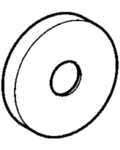 Hansa Rosette chrom zu Kopfbrause 59912430