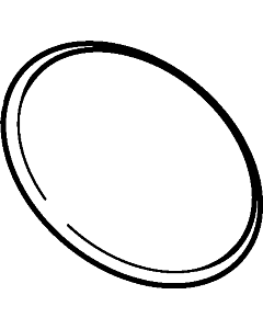 Hansa Dekorscheibe mit Bohrung fürMurano 59912524