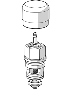 Hansa Umstellung verchromt für Mix ab 2004 59912656 chr
