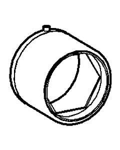 manchon Hansa chromé 59913106