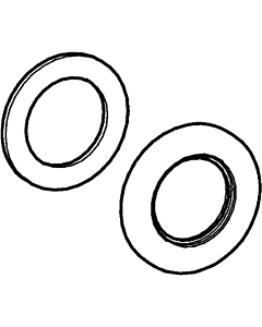 Hansa Rosette chrom d: 65 mm 59913109