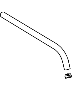 Hansa spout complete d: 19 mm 300 mm 59913238 chr