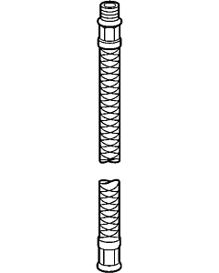 Hansa Druckschlauch M10 x 1 x M14 x1 800 mm 59913252 M10x1M14x1, L=800