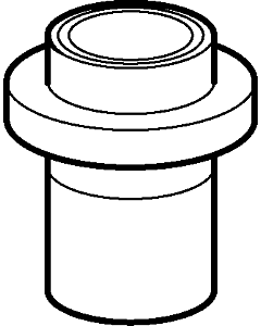 Hansa shower holder chrome bath rim 59913289