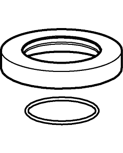 Hansa rosette for Compact complete chrome 59913449