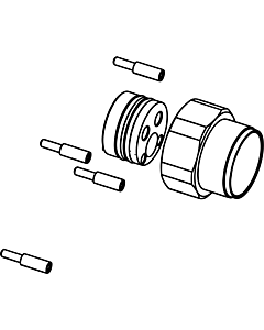 Hansa extension 59913590 20 mm, exit to the front